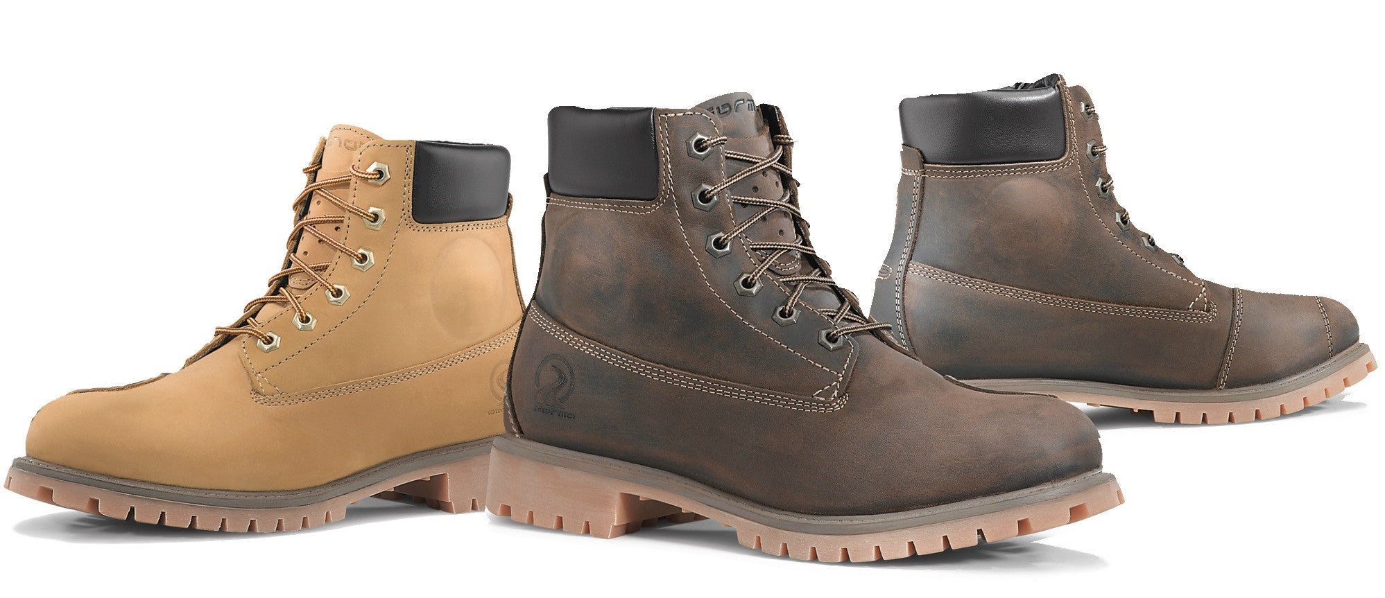 Forma Elite motorcycle boots, brown gold timberland footwear