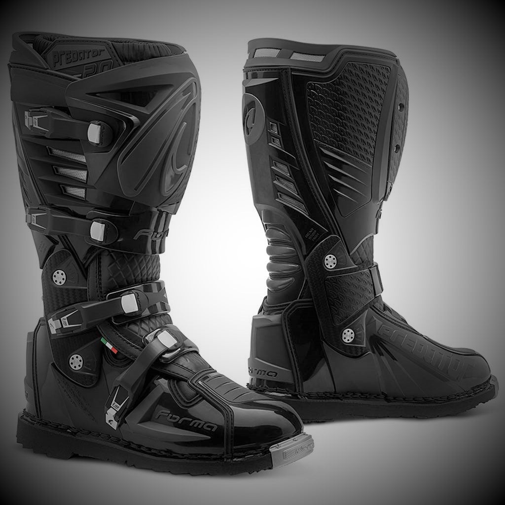motocross boots | Forma Predator 2.0 all black midnight