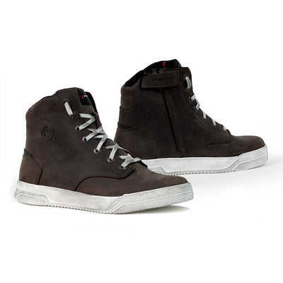 motorcycle boots forma city urban street brown 