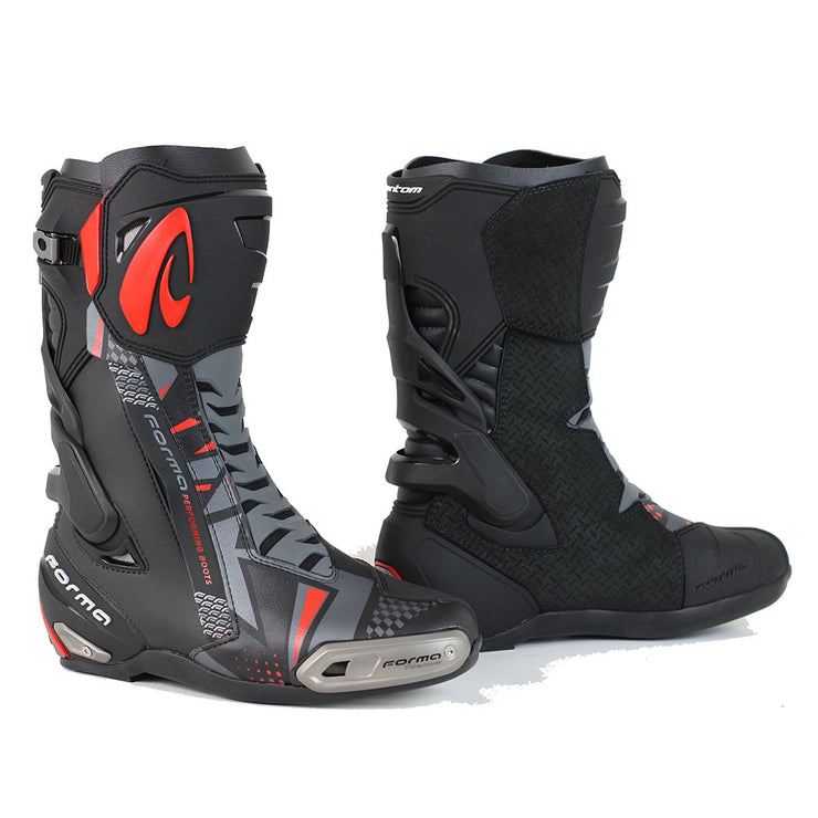 motorcycle boots forma phantom new racing gear red