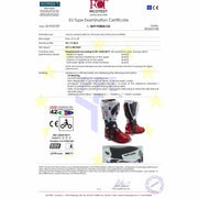 Forma motorcycle boots CE safety level Predator footwear quality help support riding