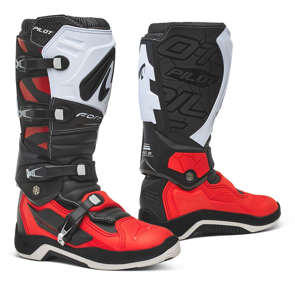 motocross boots new forma pilot pivot tech motorcycle racing sg 10 12 7 red